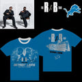 Detroit Lions X Usher X Chris Brown T-Shirt The R&B Tour Merch 2026 Music Concert Outfits - Merchluma