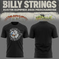 Billy Strings Austin Summer 2026 Merch Armadillo T-Shirt Presents Music Lovers - Merchluma