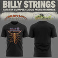 Billy Strings Austin Summer 2026 Merch Scorpion T-Shirt Best Gifts For Music Lovers - Merchluma