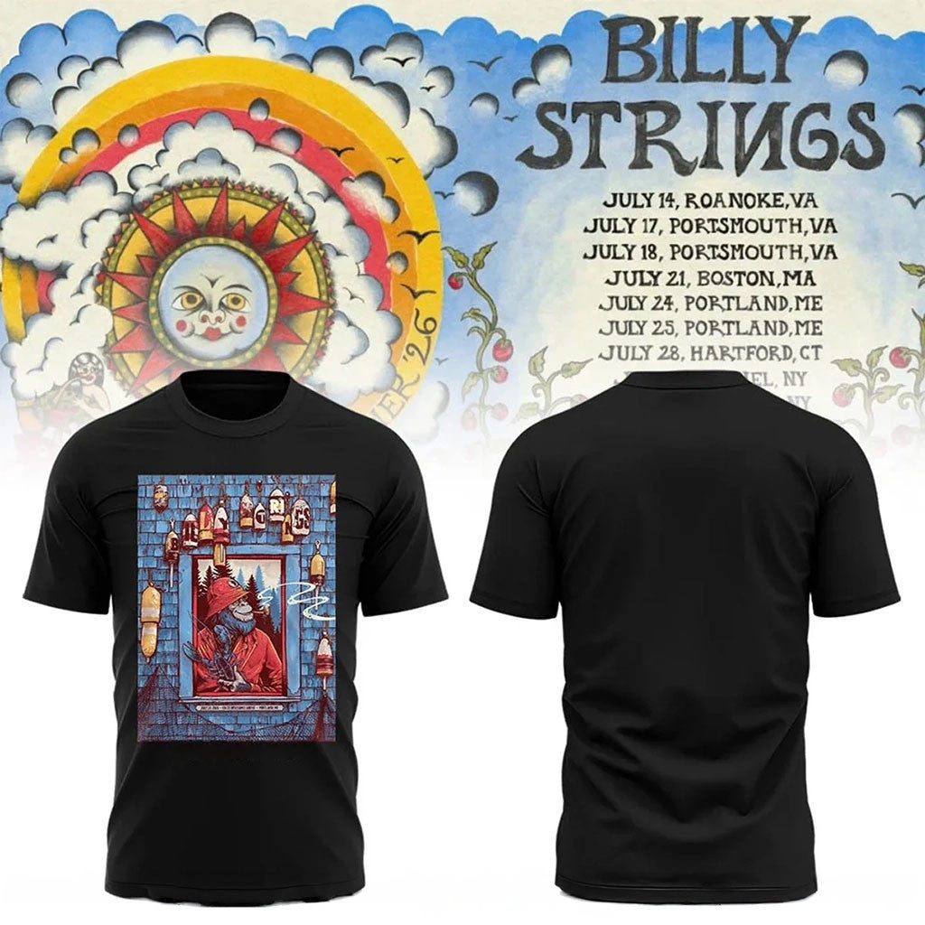 Billy Strings Summer Tour 2026 T-Shirt Dan Dippel Artwork Shirt Billy Strings Merch Fan Gifts - Merchluma