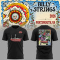 Billy Strings 2026 Event Poster T-Shirt Art By Micha Huigen Shirt Billy Strings Merch Fan Gifts - Merchluma