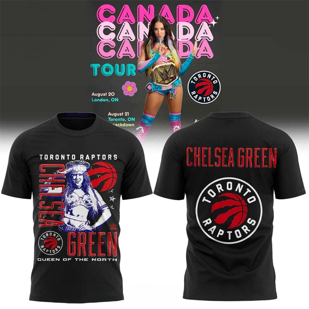 Chelsea Green X Toronto Raptors WWE Friday Night T-Shirt Chelsea Green Merch Fan Gifts - Merchluma