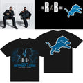 Detroit Lions X Usher X Chris Brown T-Shirt The R&B Tour Merch 2026 Concert Outfits For Fans - Merchluma