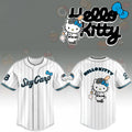 Beloit Sky Carp X Hello Kitty Classic Striped 2026 Night Game Jersey Beloit Sky Carp Merch - Merchluma