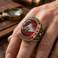Parliament Funkadelic Mothership Red Gemstone Championship Ring Parliament Funkadelic Merch - Merchluma