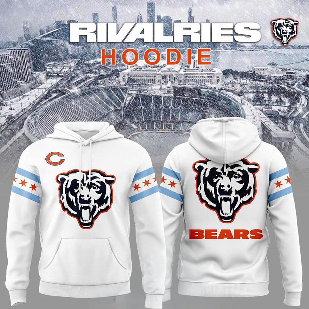Chicago Bears 2026 Polar Bear X Rivalries Match Hoodie Chicago Bears Merch Football Fan Gifts - Merchluma