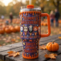 Custom Mommy's Sweethearts Sweet Spooky Naughty Horror Character Tumbler Music For Reading Merch - Merchluma
