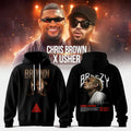 Chris Brown X Raymond Usher R&B Tour Merch 2026 Chris Brown Breezy Hoodie Music Fan Gifts - Merchluma