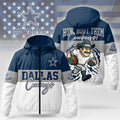 Dallas Cowboys How Bout Them Cowboys Windbreaker Jacket Dallas Cowboys Merch Fan Gifts - Merchluma