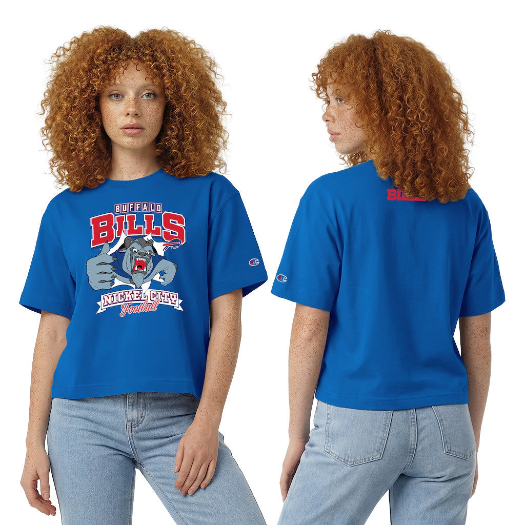 Disney X NFL Buffalo Bills Merch Bills Disney Collab Beast All-Star T-Shirt Nickel City Football Tee - Merchluma