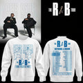 Chris Brown X Usher Raymond X Detroit Lions Merch The R&B Tour Dates Sweatshirt Fan Gifts - Merchluma