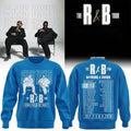 Chris Brown X Usher Raymond X Detroit Lions Merch The R&B Tour Dates Sweatshirt Music Gifts - Merchluma