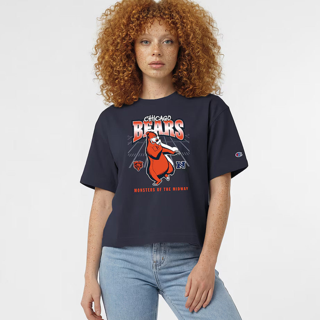 Chicago Bears Merch 2026 Disney X NFL Champion Baloo All-Star T-Shirt Navy NFL Disney Collab Merch - Merchluma