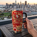 San Francisco 49ers 80th Anniversary Tumbler 49ers Merch Presents For Football Fans - Merchluma