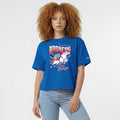 Disney X NFL Denver Broncos Merch Disney Champion Maximus All-Star T-Shirt Broncos Disney Collab - Merchluma