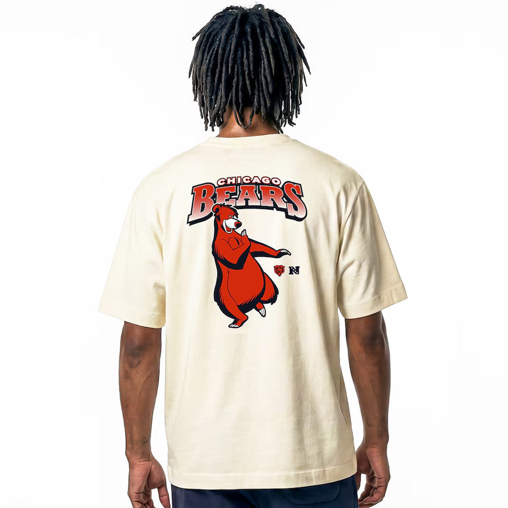 Chicago Bears Merch 2026 Disney X NFL Champion Bears Baloo T-Shirt NFL Disney Collab Merch Gifts - Merchluma