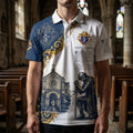 Knights of Columbus Charity Unity Patriotism Polo Shirt Knights of Columbus Merch Dad Gifts - Merchluma