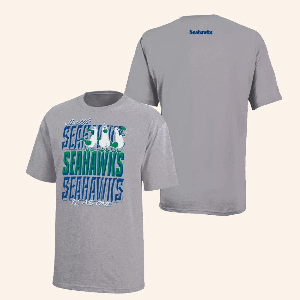 Disney X NFL Seattle Seahawks Merch Seahawks Disney Collab Finding Nemo Seagulls Logo T-Shirt Gifts - Merchluma