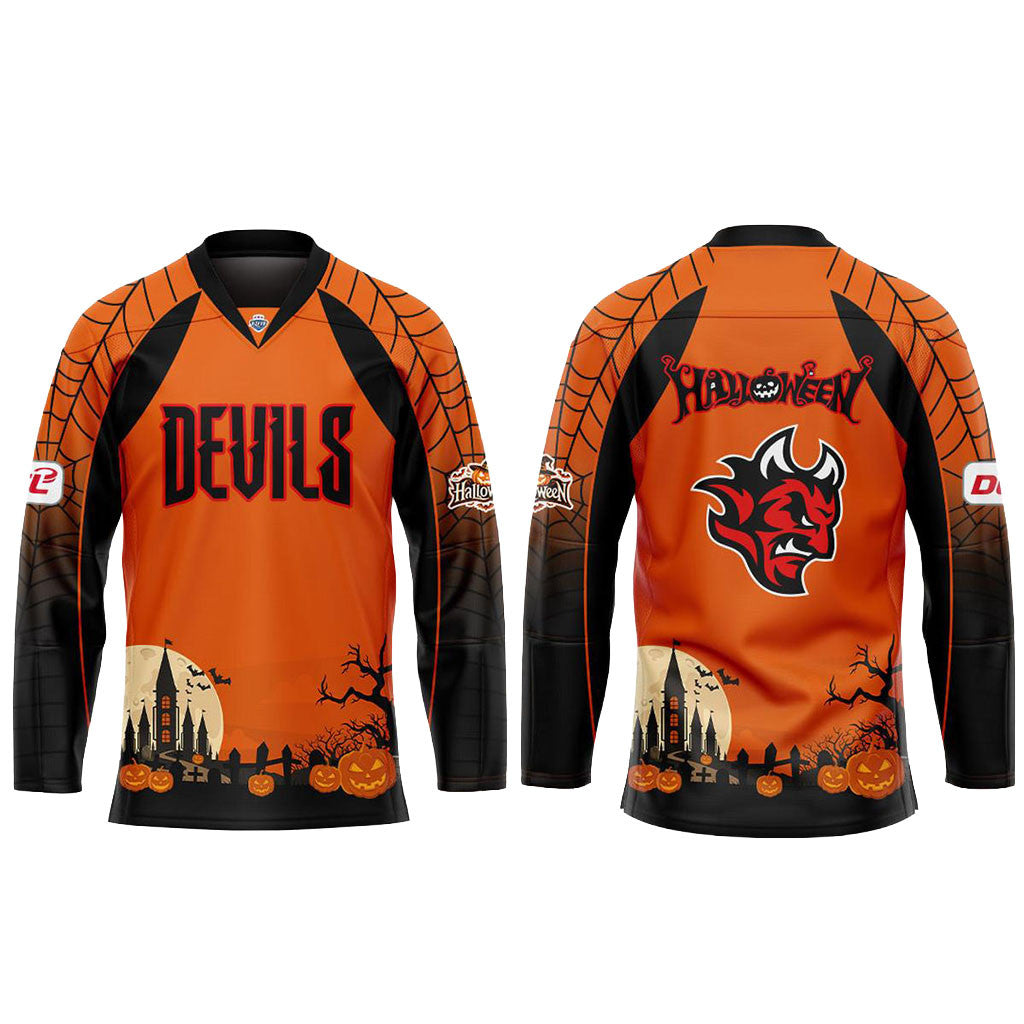 Cardiff Devils Happy Halloween 2026 Jersey Cardiff Devils Merch Gift For Hockey Lovers - Merchluma