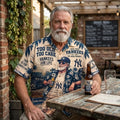 Los Angeles Dodgers Merch Too Old Too Care Dodgers For Life Palm Tree Hawaiian Shirt Fan Gear - Merchluma