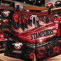 Personalized Calgary Stampeders CFL New Style Hawaiian Flower Shorts Calgary Stampeders Merch - Merchluma