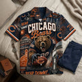 Chicago Bears 1985 Champions Hawaiian Shirt Bear Down Aloha Shirt Chicago Bears Merch Gifts - Merchluma