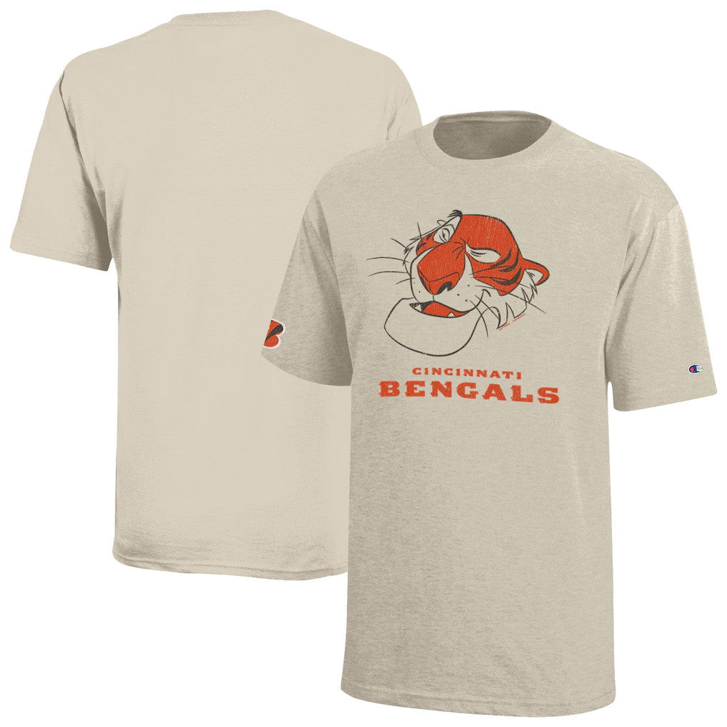 Cincinnati Bengals Merch Bengals Disney X Champion Shere Khan T-Shirt Disney X NFL Collab Merch - Merchluma
