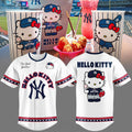 New York Yankees x Hello Kitty 2026 Game August Baseball Jersey Yankees Merch Baseball Fans Gear - Merchluma