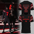 Texas Tech Red Raiders Football Mahomes Let's Ride College Shirt Red Raiders Merch Fan Gifts - Merchluma
