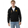 Green Bay Packers Disney X NFL Champion Chewbacca All-Star Zip Hoodie Black Disney NFL Collab Merch - Merchluma