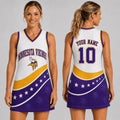 Custom Minnesota Vikings Bold Team Pride Women Basketball Jersey Dress Vikings Merch Presents - Merchluma
