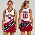 Custom Tampa Bay Buccaneers Bold Team Pride Women Basketball Jersey Dress Buccaneers Merch - Merchluma