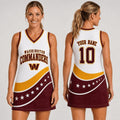 Custom Washington Commanders Bold Team Pride Women Basketball Jersey Dress Commanders Merch - Merchluma