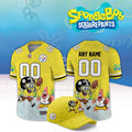 Personalized Pittsburgh Steelers SpongeBob 2026 Night Jersey Steelers Merch Football Fan Gifts - Merchluma