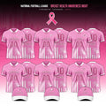 Custom All Football Team X Breast Health Awareness Night 2026 Pink Ribbon Football Jersey Gifts - Merchluma
