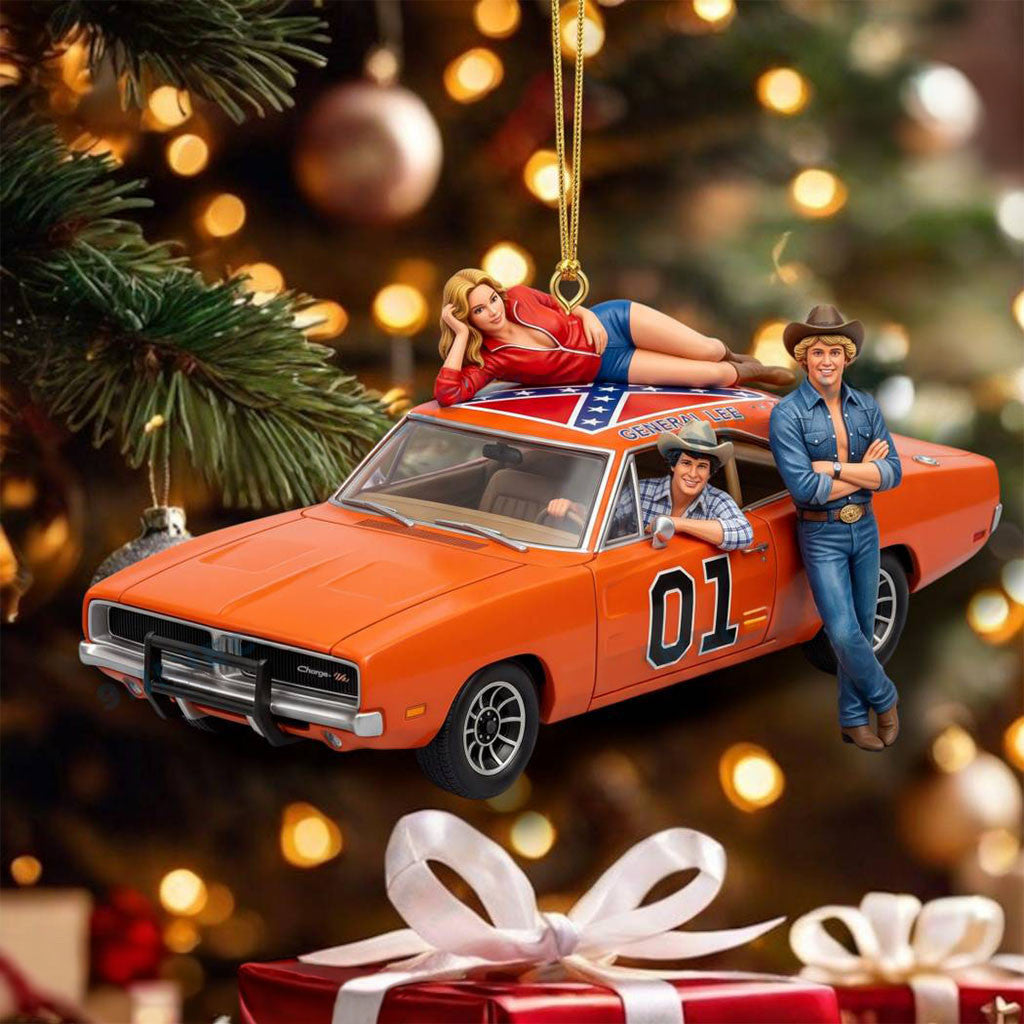 Dukes Of Hazzard Christmas Ornament Xmas Tree Hanging Decor Gift For Family - Merchluma