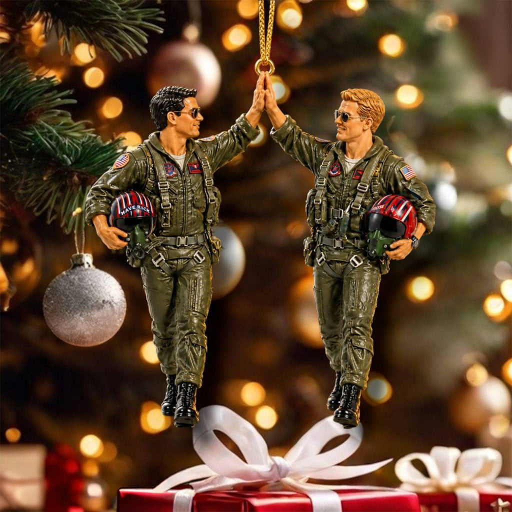 Maverick And Goose 40th Anniversary Ornament Christmas Ornament Top Gun Merch 2026 - Merchluma