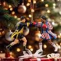 Rocky Balboa And Apollo Creed 1976-2026 50th Anniversary Ornament Christmas Ornaments - Merchluma