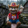 San Francisco 49ers Cowboy Mascot Plush Pillow SF 49ers Merch Gift For Football Fans - Merchluma