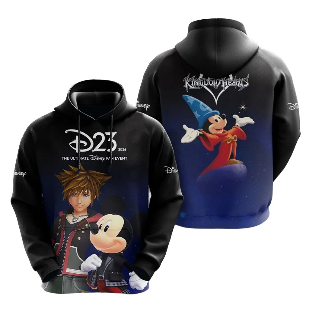 Kingdom Hearts D23 2026 Sorcerer Mickey Hoodie The Ultimate D Fan Event Merch Gift For BFF - Merchluma