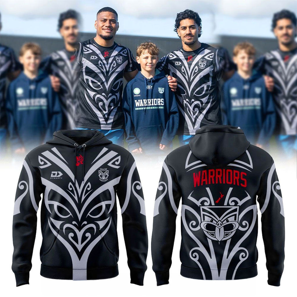 NZ Warriors Captain's Run Hoodie New Zealand Warriors Merch Gift Ideas For Husband - Merchluma