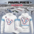 Houston Texans 2026 Rivalries Match White Out Hoodie Texans Merch Presents For Football Fans - Merchluma