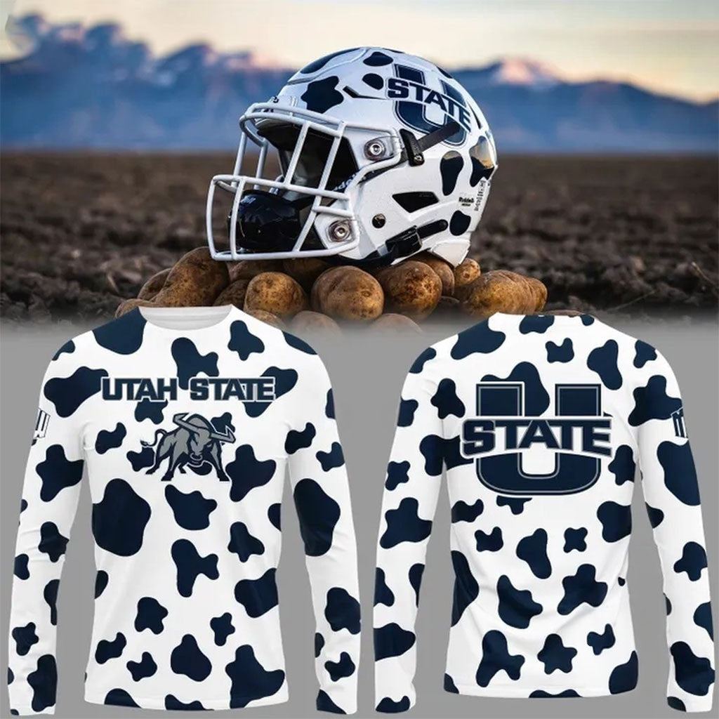 Utah State Aggies Best Helmet Edition Gameday Long Sleeve Shirt Aggies Merch Presents For Him - Merchluma