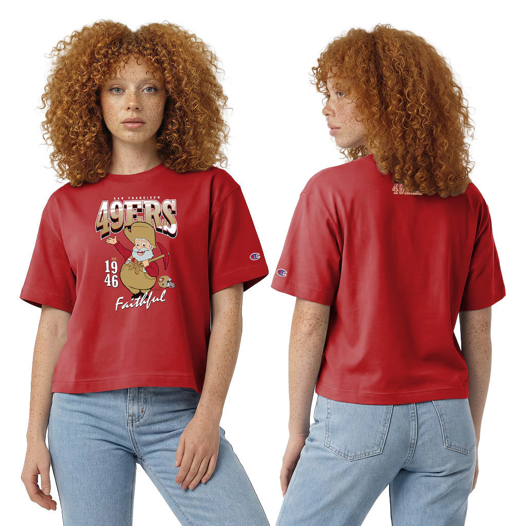 Disney X NFL San Francisco 49ers Merch Disney X NFL Champion Stinky Pete All-Star T-Shirt Disney NFL Tee - Merchluma