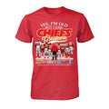 Kansas City Chiefs Yes I'm Old But I Saw Greatness T-Shirt KC Chiefs Merch Gift For Fans - Merchluma