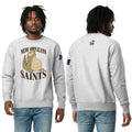 Disney X NFL New Orleans Saints Merch Disney X NFL Champion Louis Sweatshirt Disney NFL Collab Gear - Merchluma