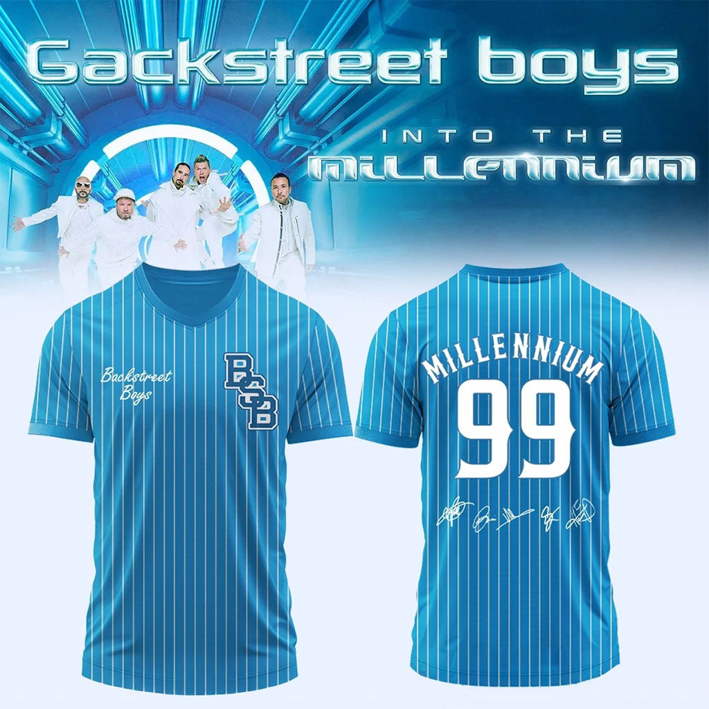 Backstreet Boys Into The Millennium Signature Jersey Backstreet Boys Merch Gifts For Band Fans - Merchluma