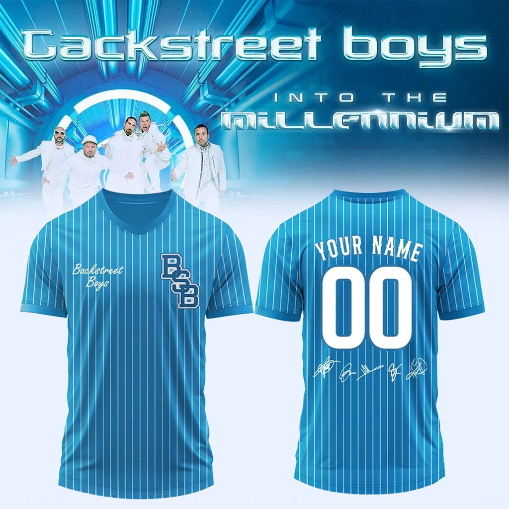 Personalized Backstreet Boys Into The Millennium Signature Jersey Backstreet Boys Merch Gifts - Merchluma