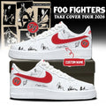 Customized Foo Fighters 2026 Take Cover Tour Low Top Shoes Foo Fighters Merch Rock Fan Gift - Merchluma