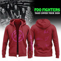 Foo Fighters 2026 Take Cover Tour Zip Hoodie Foo Fighters Merch Rock Fan Gift - Merchluma